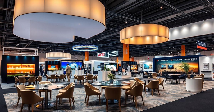 Móveis para stands que impressionam: como escolher os melhores para seu evento Móveis para stands que impressionam: como escolher os melhores para seu evento