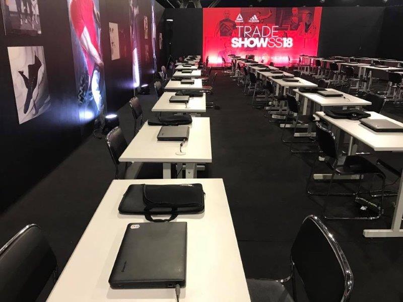 Aluguel de móveis para stands